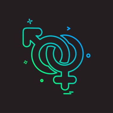 Kadın simge tasarlamak vektör