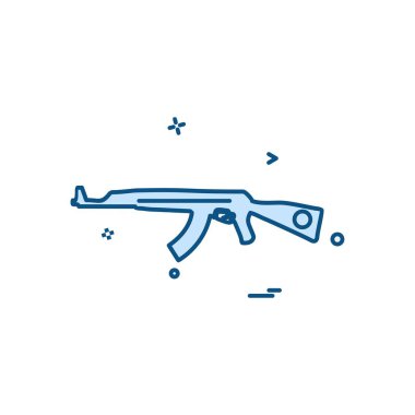 Silah simge tasarlamak vektör 