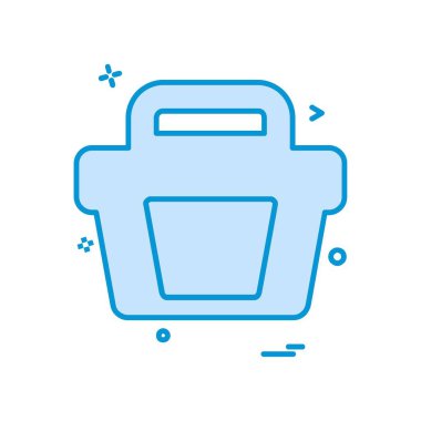 Alışveriş simgesi tasarım vektörü