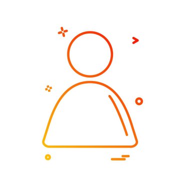 Avatar simge tasarlamak vektör