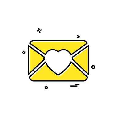 Sevgililer günü simge tasarlamak vektör