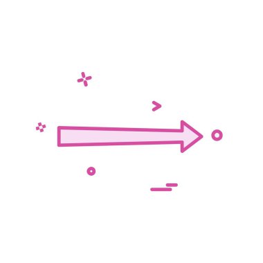 Sağ ok simge tasarlamak vektör