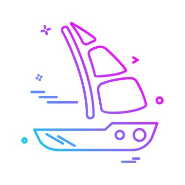 Seyahat simgesi tasarım vektörü 