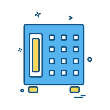 Güvenli simge tasarlamak vektör 