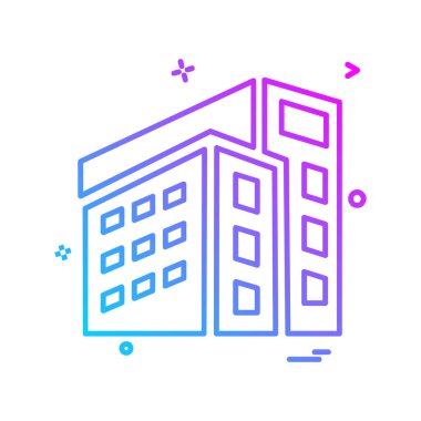 Emlak simge tasarlamak vektör