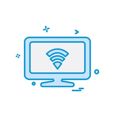 Bilgisayar simgesi tasarım vektörü