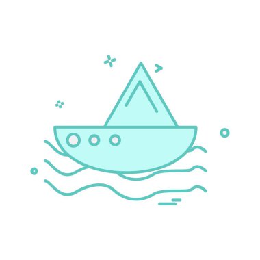 Yüzme simgesi tasarım vektörü