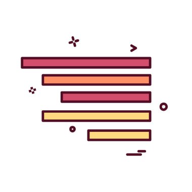 Metin hizalama simge tasarlamak vektör