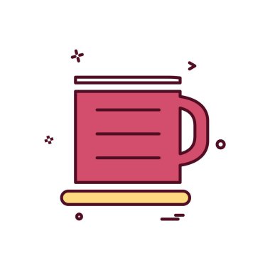 Çay simge tasarlamak vektör