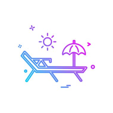 Yüzme simge tasarlamak vektör