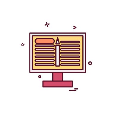 Okul simgesi tasarım vektörü 