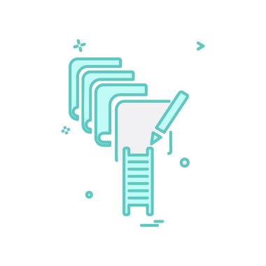 Eğitim simge tasarlamak vektör