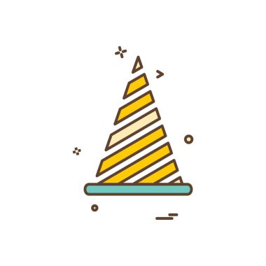 Koni simge tasarlamak vektör 