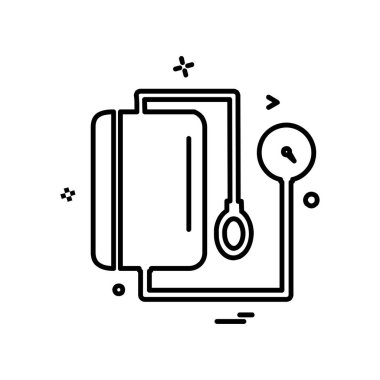 Tıbbi simge tasarım, renkli vektör çizim