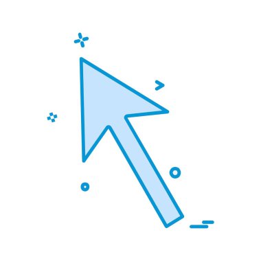 Yukarı ok simgesi tasarım vektörü