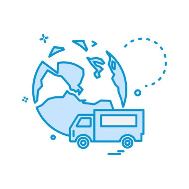 Küre simge tasarlamak vektör