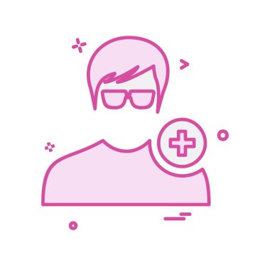 Avatar simge tasarlamak vektör