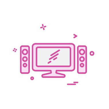 Bilgisayar simgesi tasarım vektörü