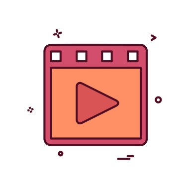 Simge tasarım vektörünü çal