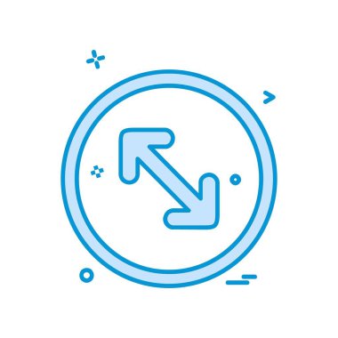 Ok simgesi tasarım vektörü