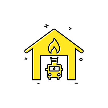 Simge tasarım vektörü oluşturuluyor