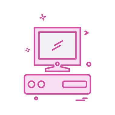 Bilgisayar simgesi tasarım vektörü