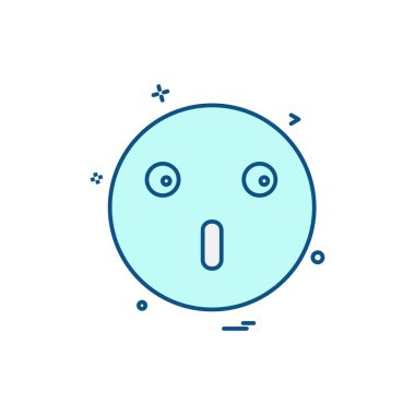 Emoji simgeleri tasarım vektörü 