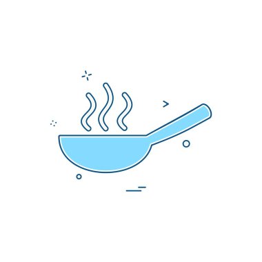 Mutfak simgesi tasarım vektörü 