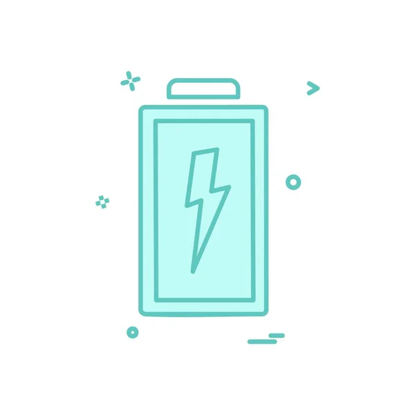 Battery Icon Design Vector — Stock Vector