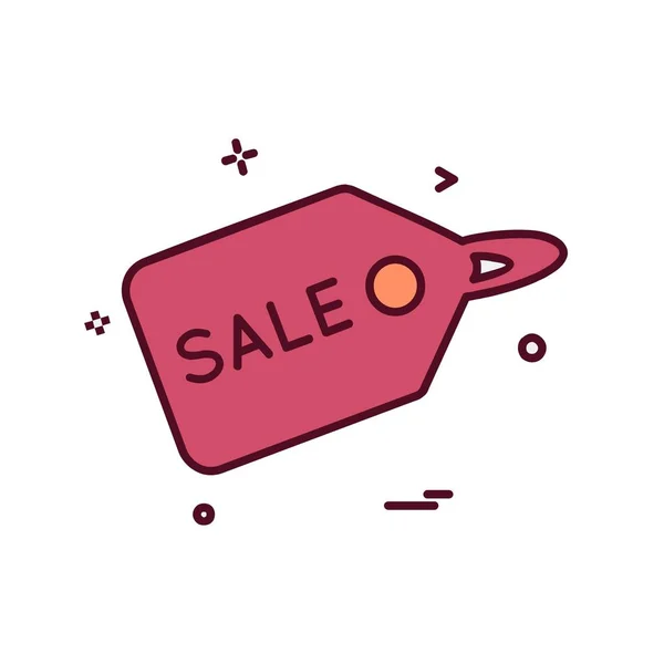 Πώληση Tag Εικονίδιο Σχεδιασμός Διανυσματικά Εικονογράφηση — Διανυσματικό Αρχείο