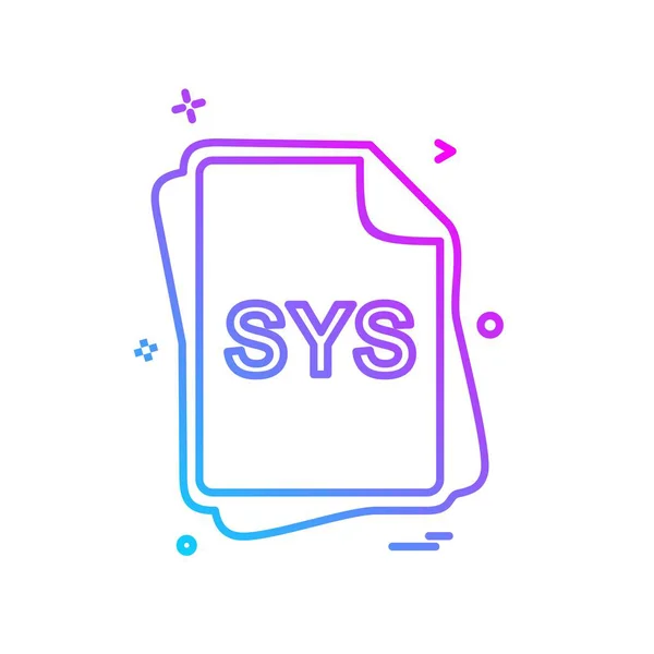 Sys 아이콘 — 스톡 벡터