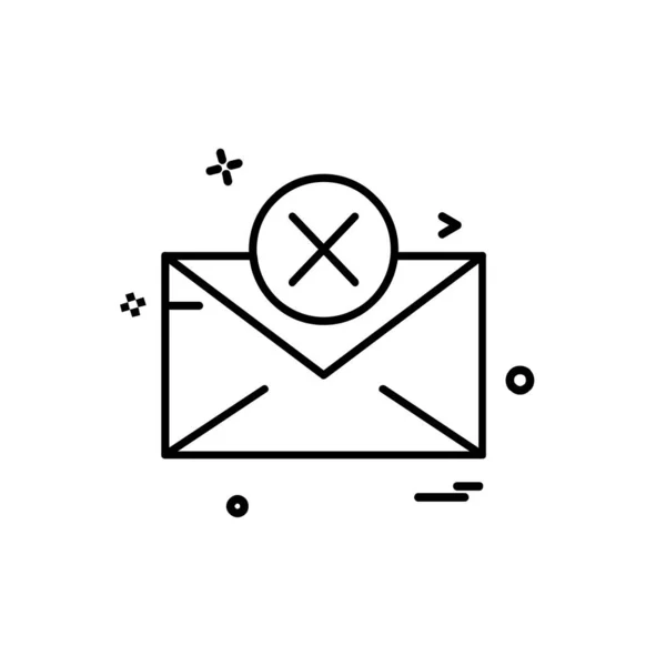 Icône Message Illustration Vectorielle — Image vectorielle