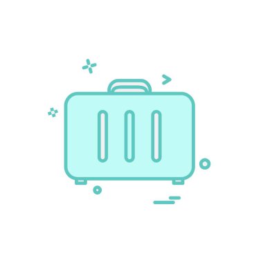 Evrak Çantası'nı simge tasarlamak vektör