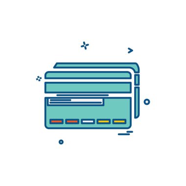 Banka simgesi tasarım vektörü 