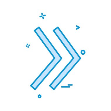 Ok simgesi tasarım vektörü