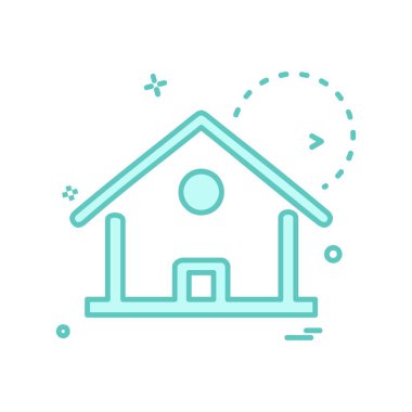 Emlak simge tasarlamak vektör