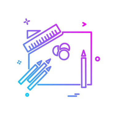 Eğitim simge tasarlamak vektör