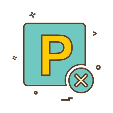 Hiçbir Park simge tasarlamak vektör 