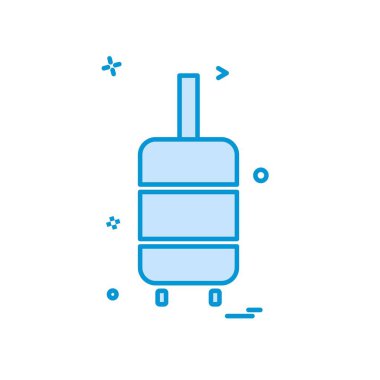 Seyahat simgesi tasarım vektörü