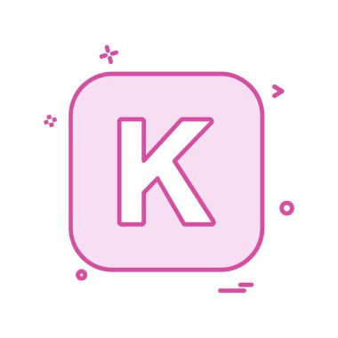 İngilizce alfabe simge tasarlamak vektör 