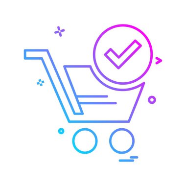 Alışveriş simge tasarlamak vektör 