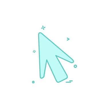 Yukarı ok simgesi tasarım vektörü