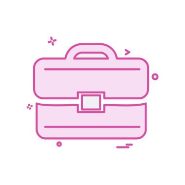 Evrak Çantası'nı simge tasarlamak vektör