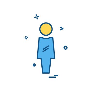 Avatar simge tasarlamak vektör