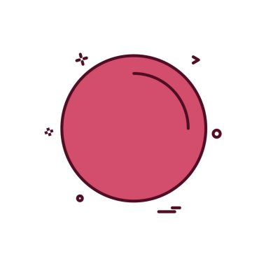 Güneş simgesi tasarım, renkli vektör çizim