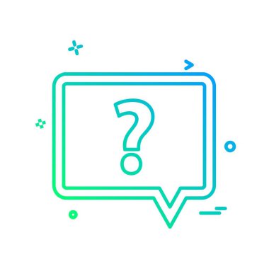 İleti simge tasarlamak vektör