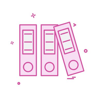 Dosya simgesi tasarım vektörü