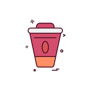 Gıda simgesi tasarım vektörü