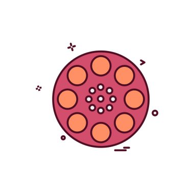 Ortam ve Kamera simgesi tasarım vektörü 