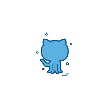 GitHub simge tasarlamak vektör 